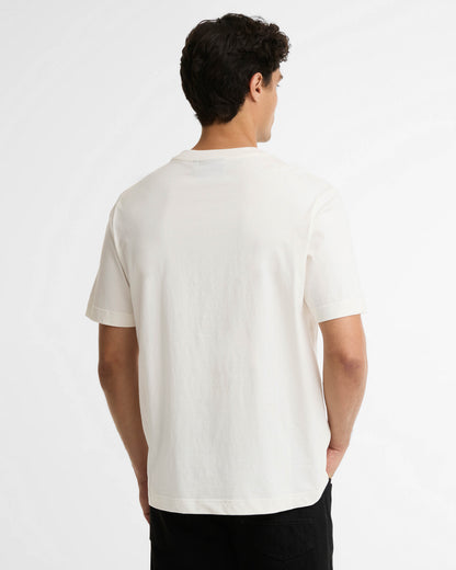 Barbour International Triton Mens T - Shirt - Whisper White | CHO | Designer Mens T - Shirts