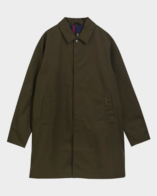 Barbour Lorden Mens Showerproof Mac - Sage | CHO | Designer Mens Coats & Jackets