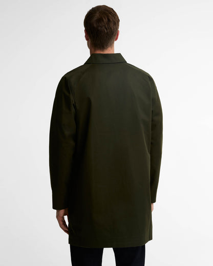 Barbour Lorden Mens Showerproof Mac - Sage | CHO | Designer Mens Coats & Jackets