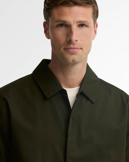 Barbour Lorden Mens Showerproof Mac - Sage | CHO | Designer Mens Coats & Jackets