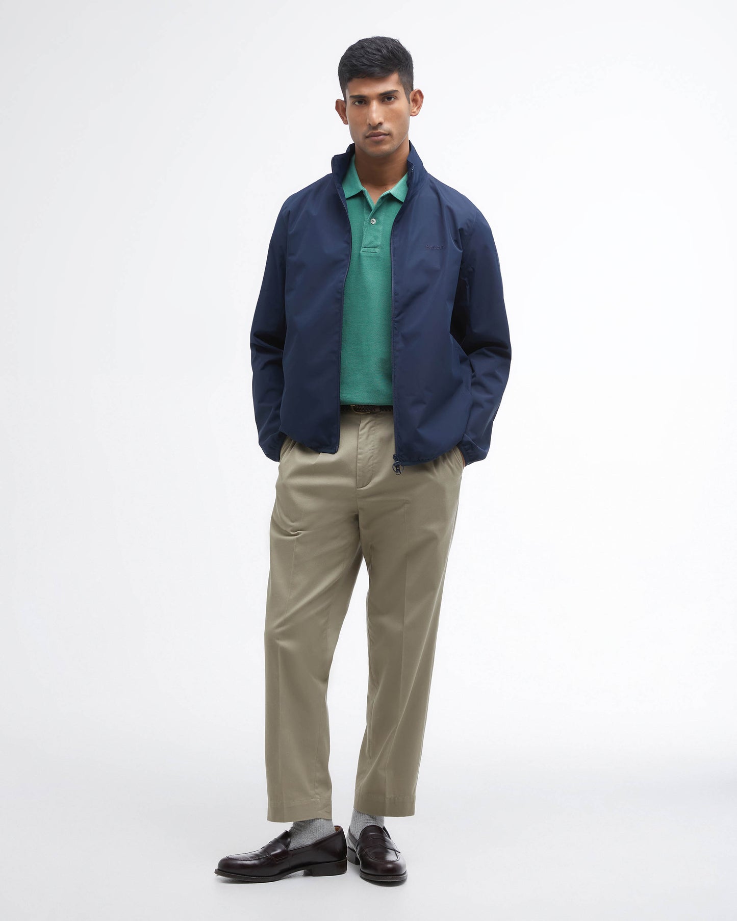 Barbour Korbel Mens Waterproof Jacket - Navy | CHO | Designer Mens Weatherproof Jackets
