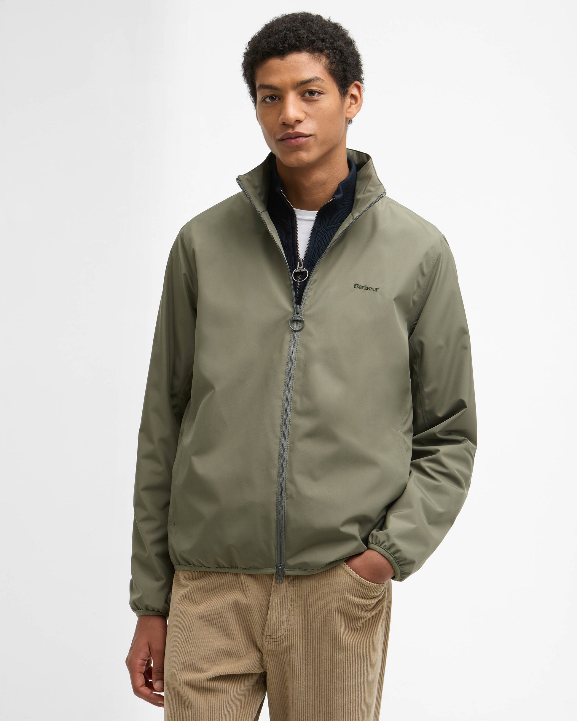 Barbour Korbel Mens Waterproof Jacket - Dusty Olive | CHO | Designer Mens Weatherproof Jackets