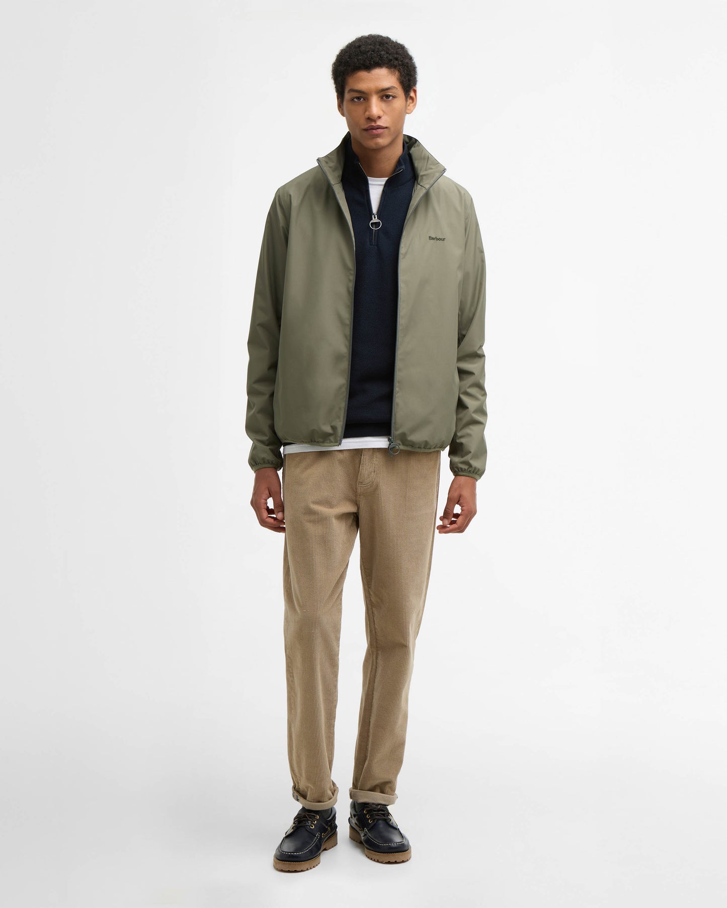 Barbour Korbel Mens Waterproof Jacket - Dusty Olive | CHO | Designer Mens Weatherproof Jackets