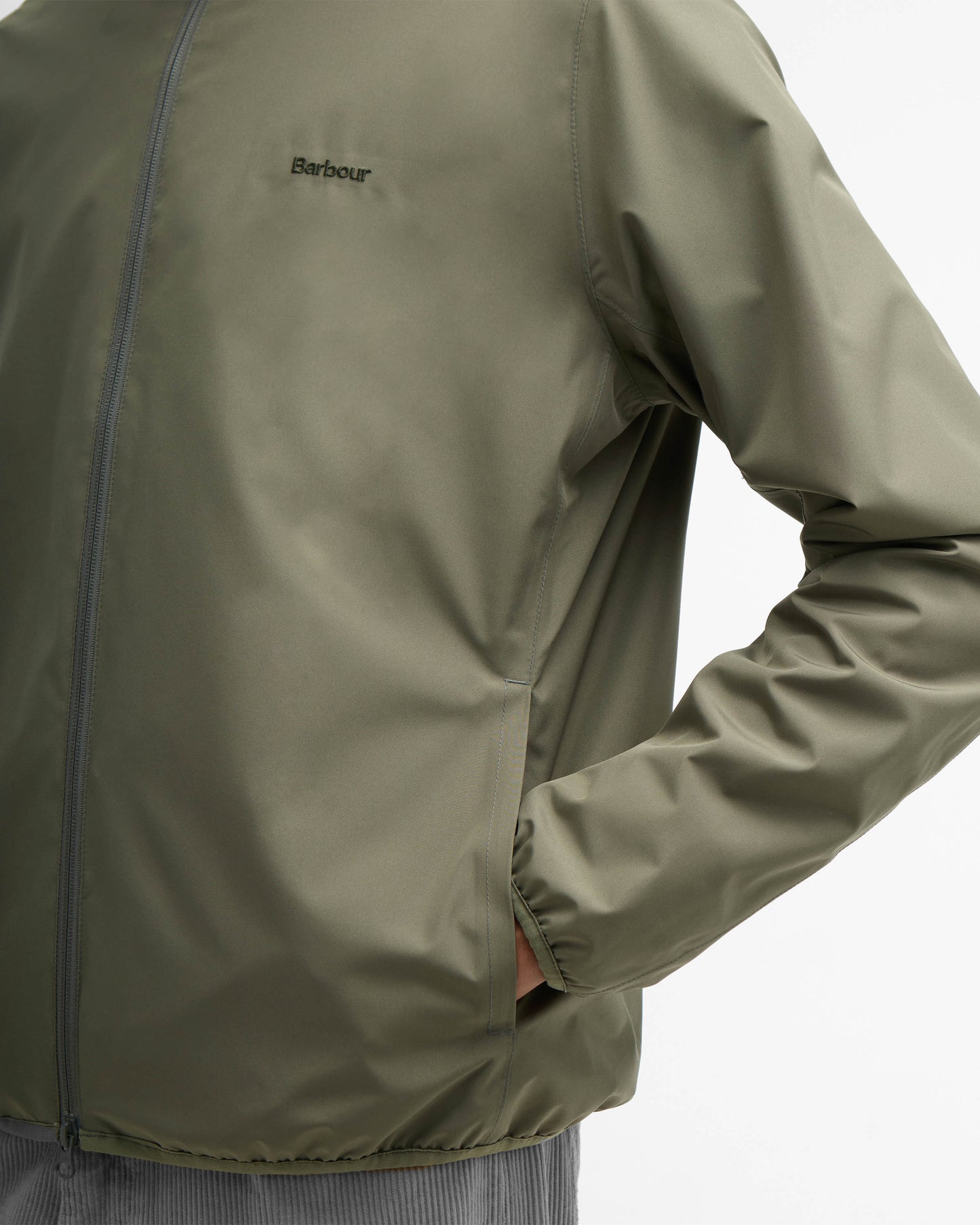 Barbour Korbel Mens Waterproof Jacket - Dusty Olive | CHO | Designer Mens Weatherproof Jackets