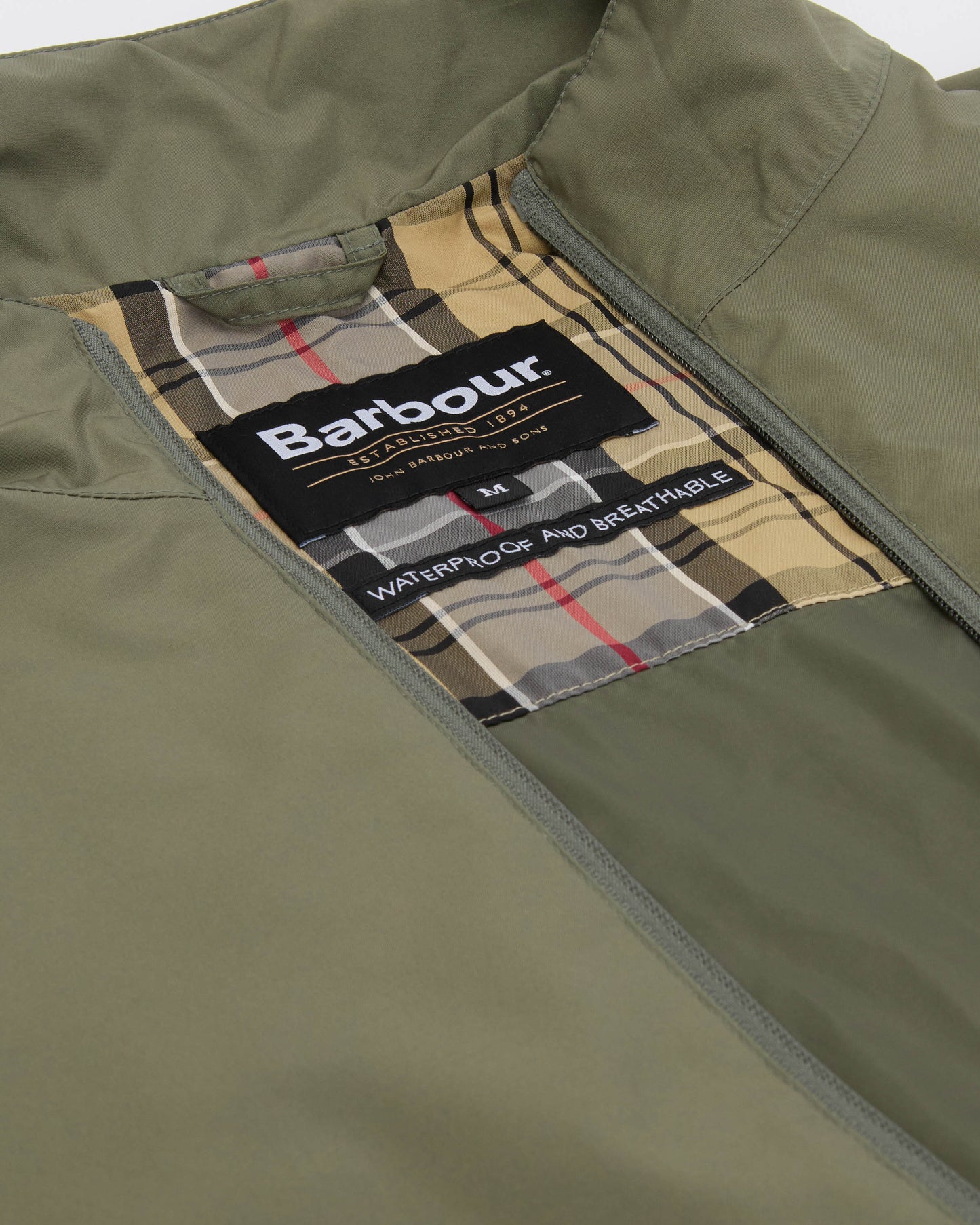 Barbour Korbel Mens Waterproof Jacket - Dusty Olive | CHO | Designer Mens Weatherproof Jackets