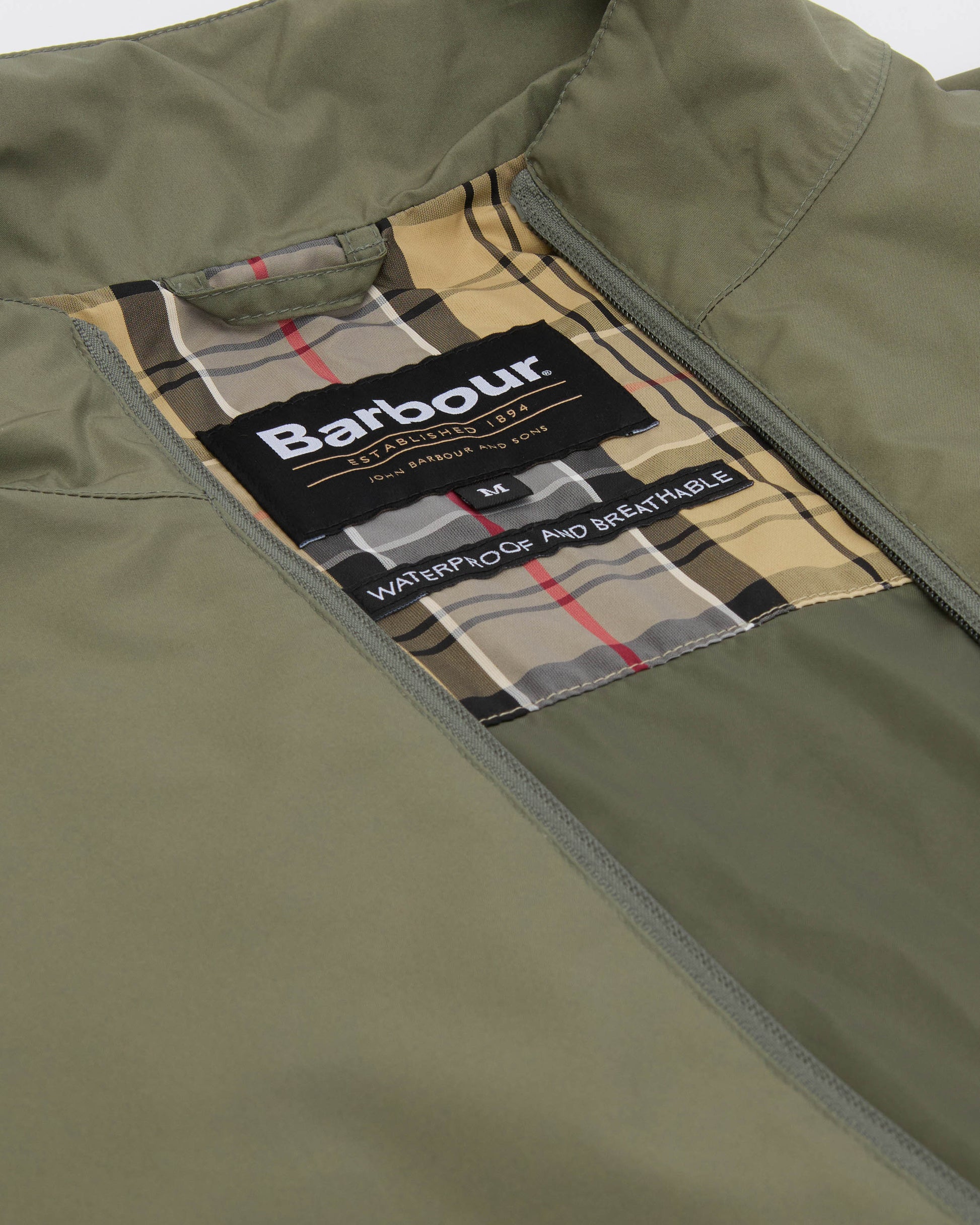 Barbour Korbel Mens Waterproof Jacket - Dusty Olive | CHO | Designer Mens Weatherproof Jackets