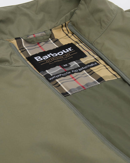 Barbour Korbel Mens Waterproof Jacket - Dusty Olive | CHO | Designer Mens Weatherproof Jackets