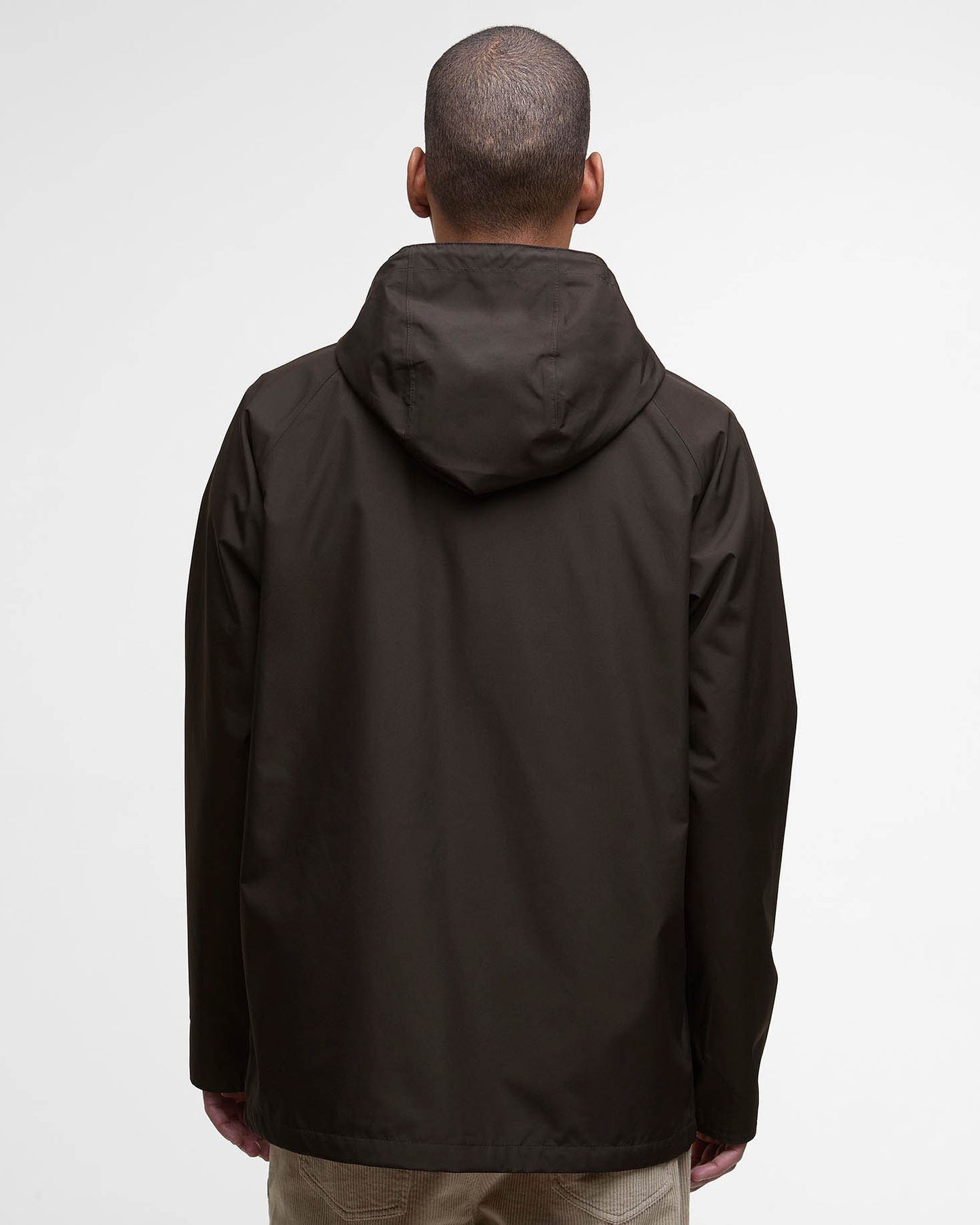Barbour Hooded Domus Mens Waterproof Jacket - Black Oak