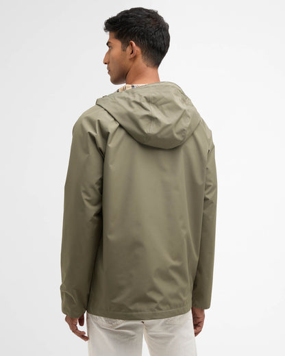 Barbour Hooded Domus Mens Waterproof Jacket - Olive | CHO | Designer Mens Coats & Jackets