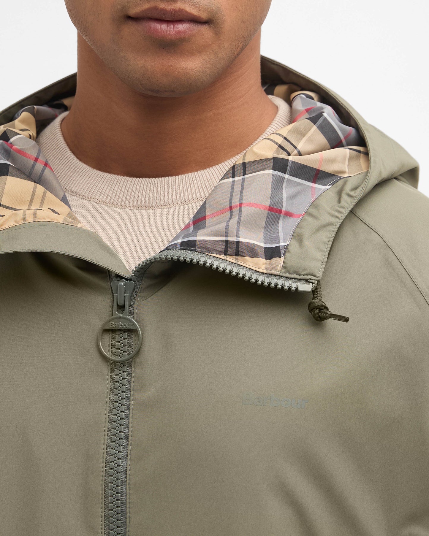 Barbour Hooded Domus Mens Waterproof Jacket - Olive | CHO | Designer Mens Coats & Jackets