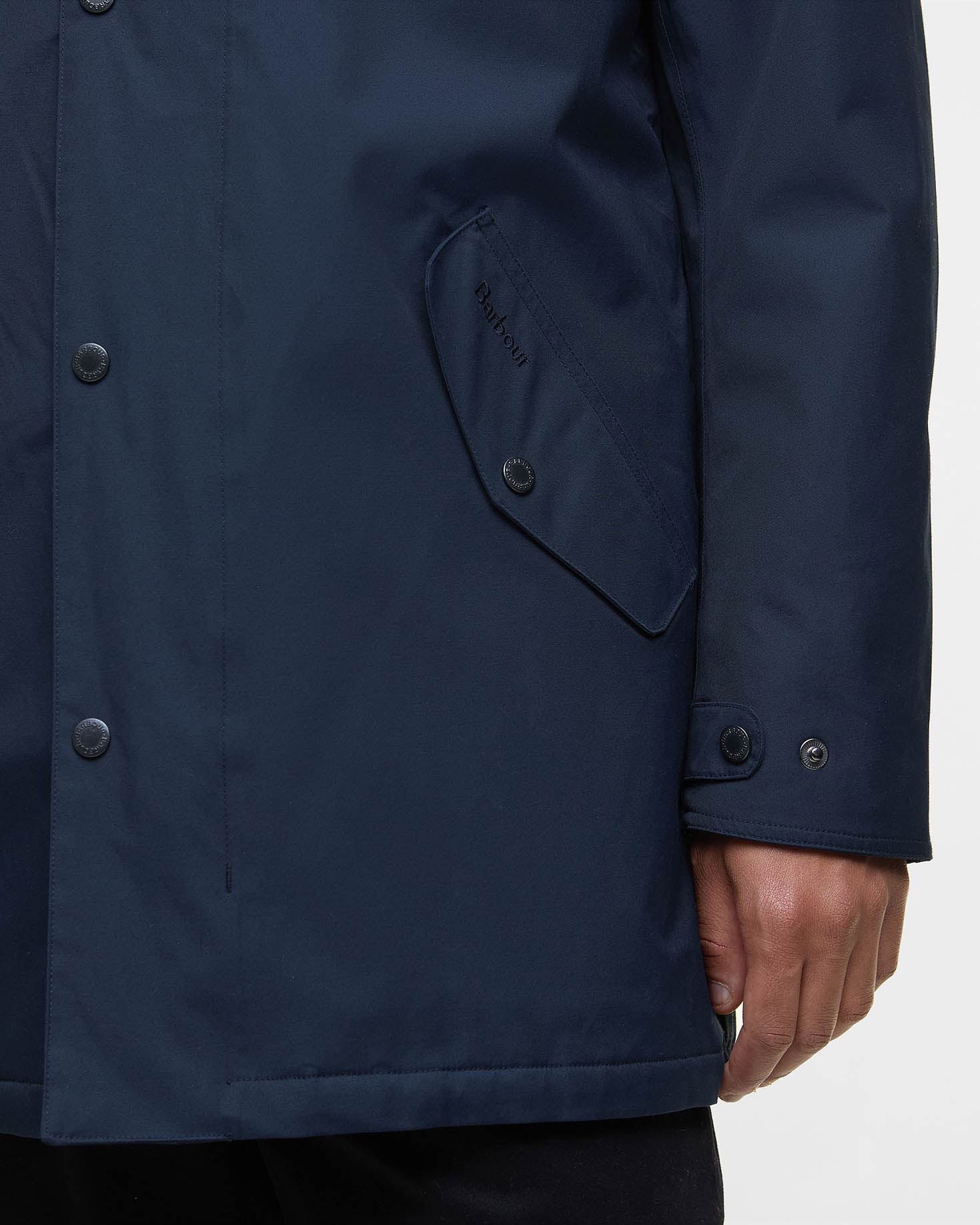 Barbour Chelsea Mens Mac Jacket - Navy – CHO