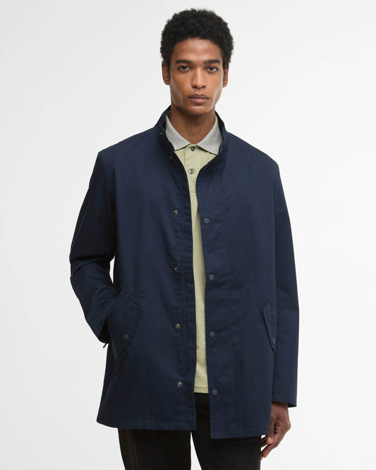Barbour City Chelsea Mens Waterproof Jacket - Navy/Highland Loch | CHO | Designer Mens Weatherproof Jackets