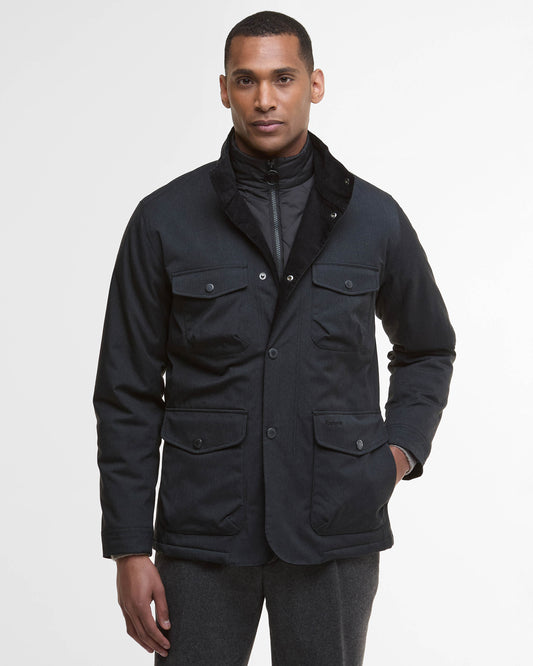 Barbour Winter Ogston Mens Waterproof Jacket - Black - CHO - Designer Mens Coats & Jackets