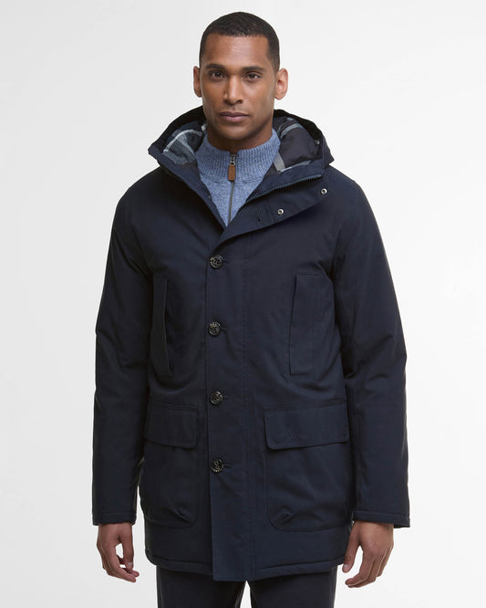 Barbour Winter Beaufort Mens Waterproof Parka - Navy