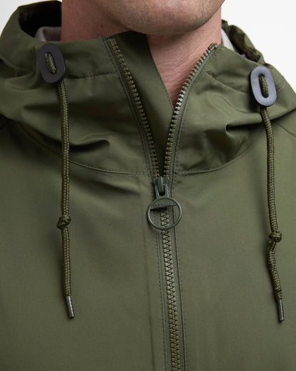 Barbour Trover Mens Waterproof Jacket - Fern | CHO | Designer Mens Weatherproof Jackets