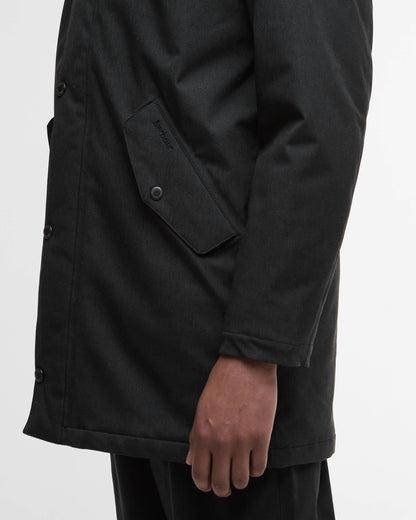 Barbour Winter Powell Mens Waterproof Jacket - Black