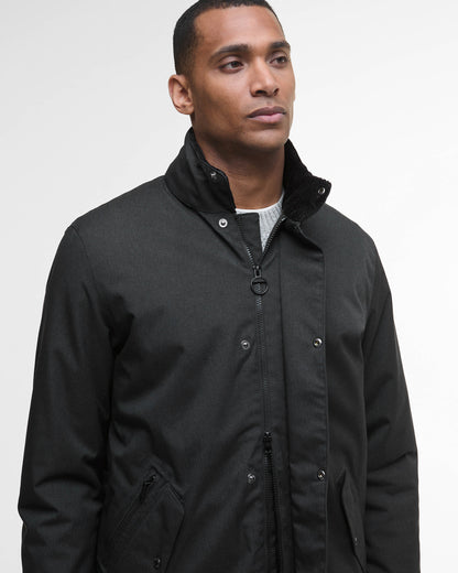 Barbour Winter Powell Mens Waterproof Jacket - Black