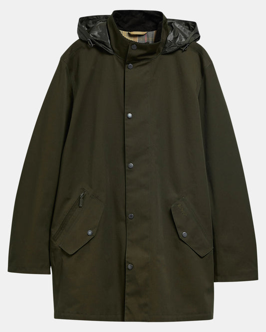 Barbour Chelsea Mens Waterproof Jacket - Sage/Classic | CHO | Designer Mens Coats & Jackets