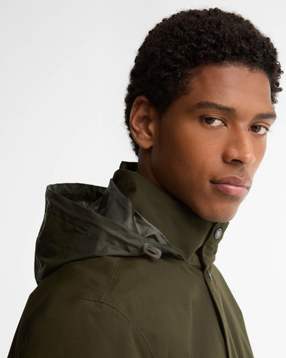 Barbour Chelsea Mens Waterproof Jacket - Sage/Classic | CHO | Designer Mens Coats & Jackets
