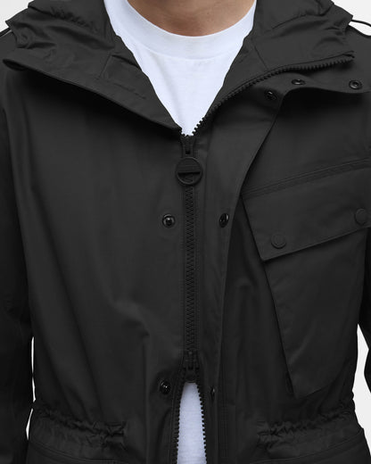 Barbour International Endley Mens Waterproof Jacket - Black | CHO | Designer Mens Waterproof Jackets