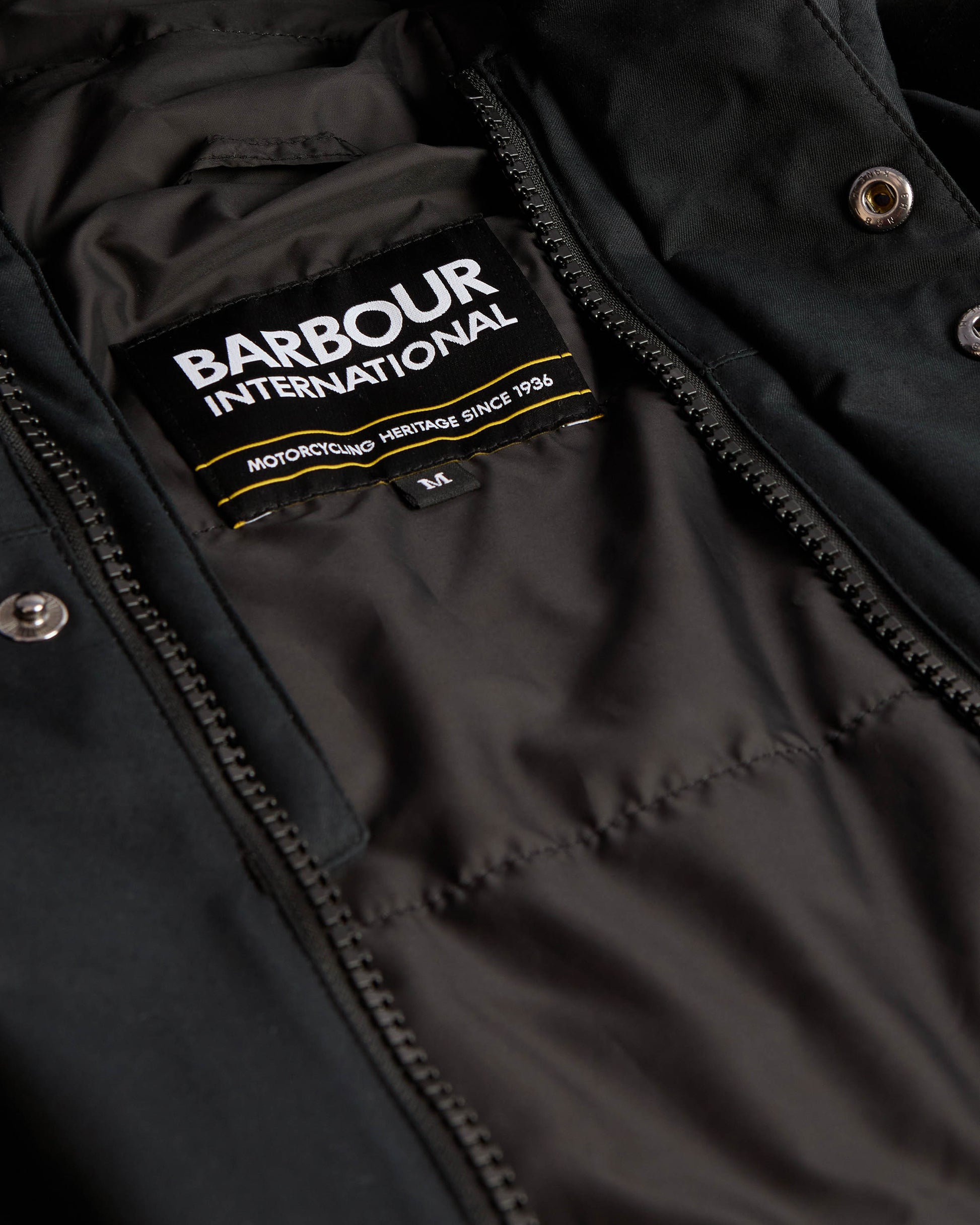 Barbour International Endley Mens Waterproof Jacket - Black | CHO | Designer Mens Waterproof Jackets