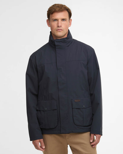 Barbour Sander Mens Waterproof Jacket - Navy | CHO | Designer Mens Weatherproof Jackets
