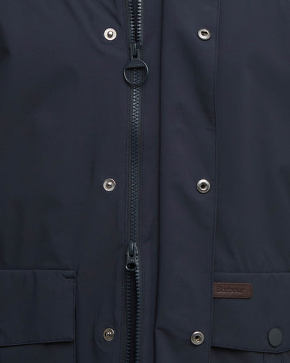 Barbour Sander Mens Waterproof Jacket - Navy | CHO | Designer Mens Weatherproof Jackets