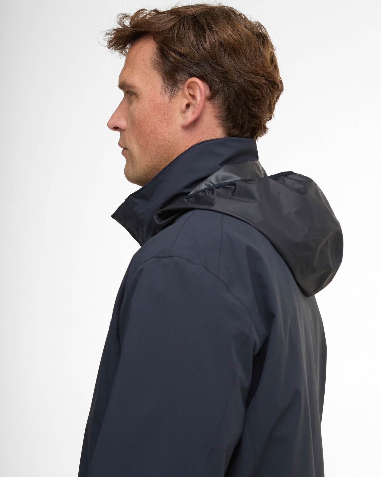Barbour Sander Mens Waterproof Jacket - Navy | CHO | Designer Mens Weatherproof Jackets