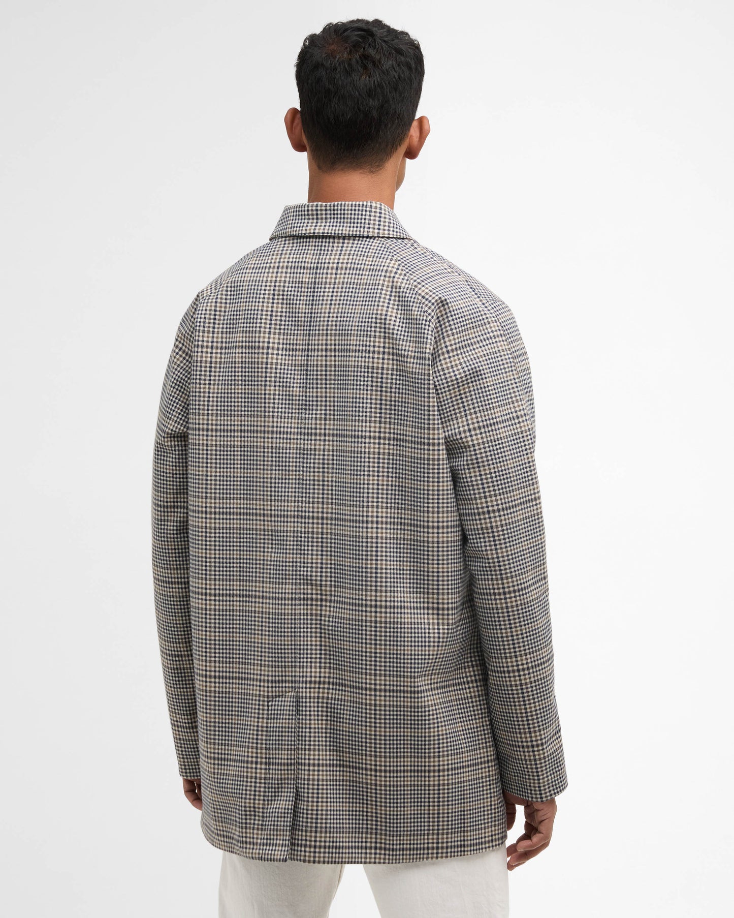 Barbour Check Rokig Mens Waterproof Mac - Highland Heritage Check | CHO | Designer Mens Weatherproof Jackets