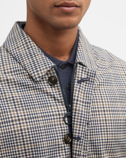 Barbour Check Rokig Mens Waterproof Mac - Highland Heritage Check | CHO | Designer Mens Weatherproof Jackets