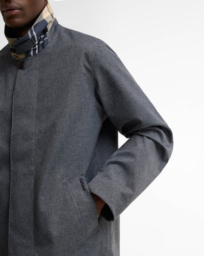 Barbour Alnwick Mens Waterproof Mac - Navy | CHO | Designer Mens Waterproof Jackets