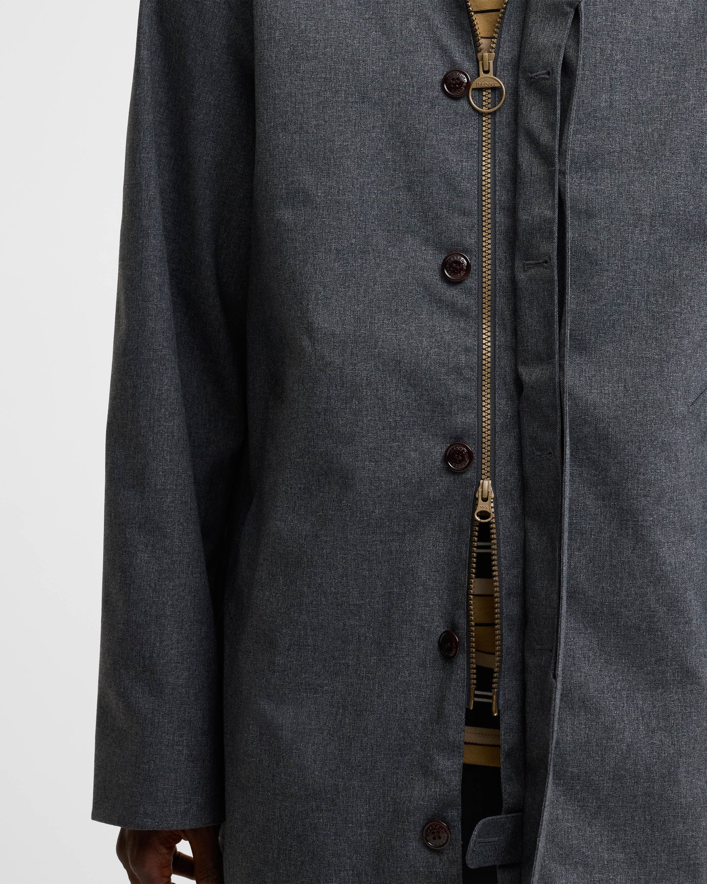 Barbour Alnwick Mens Waterproof Mac - Navy | CHO | Designer Mens Waterproof Jackets