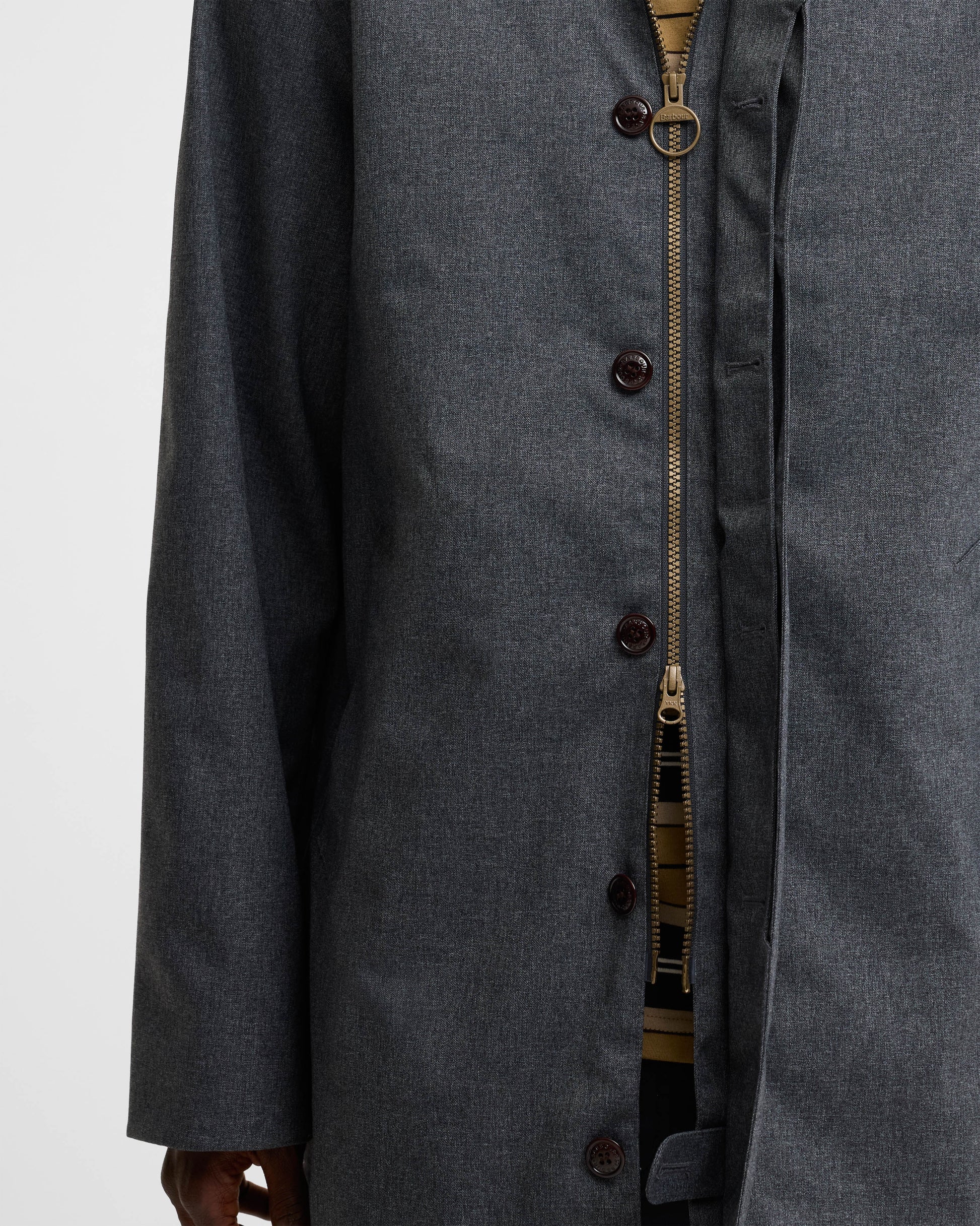Barbour Alnwick Mens Waterproof Mac - Navy | CHO | Designer Mens Waterproof Jackets
