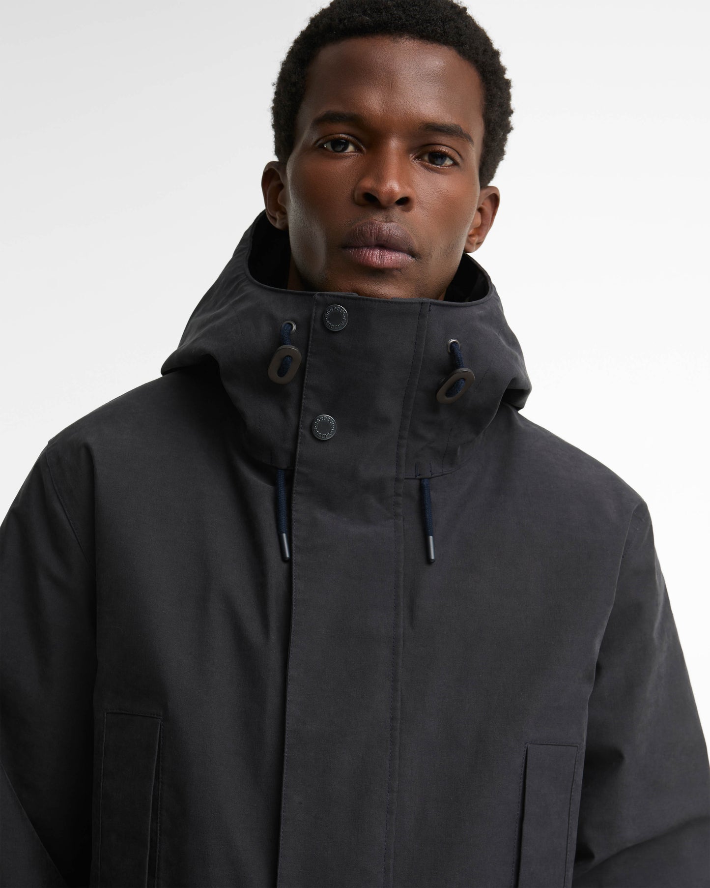 Barbour Northfield Mens Winter Waterproof Parka - Dark Navy | CHO | Designer Mens Parkas