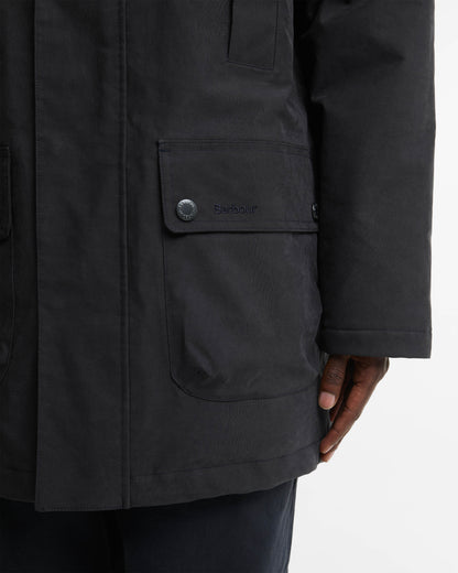 Barbour Northfield Mens Winter Waterproof Parka - Dark Navy | CHO | Designer Mens Parkas