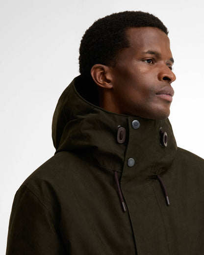 Barbour Northfield Mens Winter Waterproof Parka - Dark Sage | CHO | Designer Mens Parkas