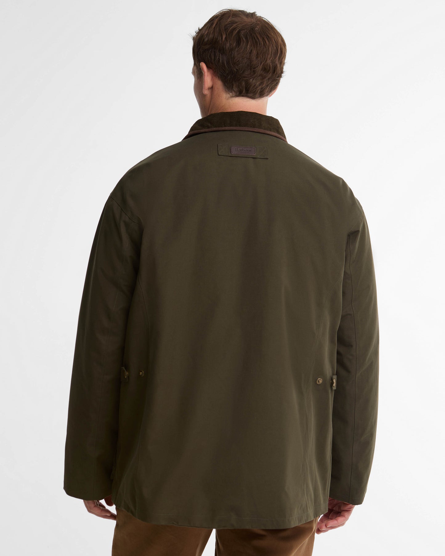 Barbour Bromfield Mens Waterproof Jacket - Dark Olive | CHO | Designer Mens Waterproof Jackets