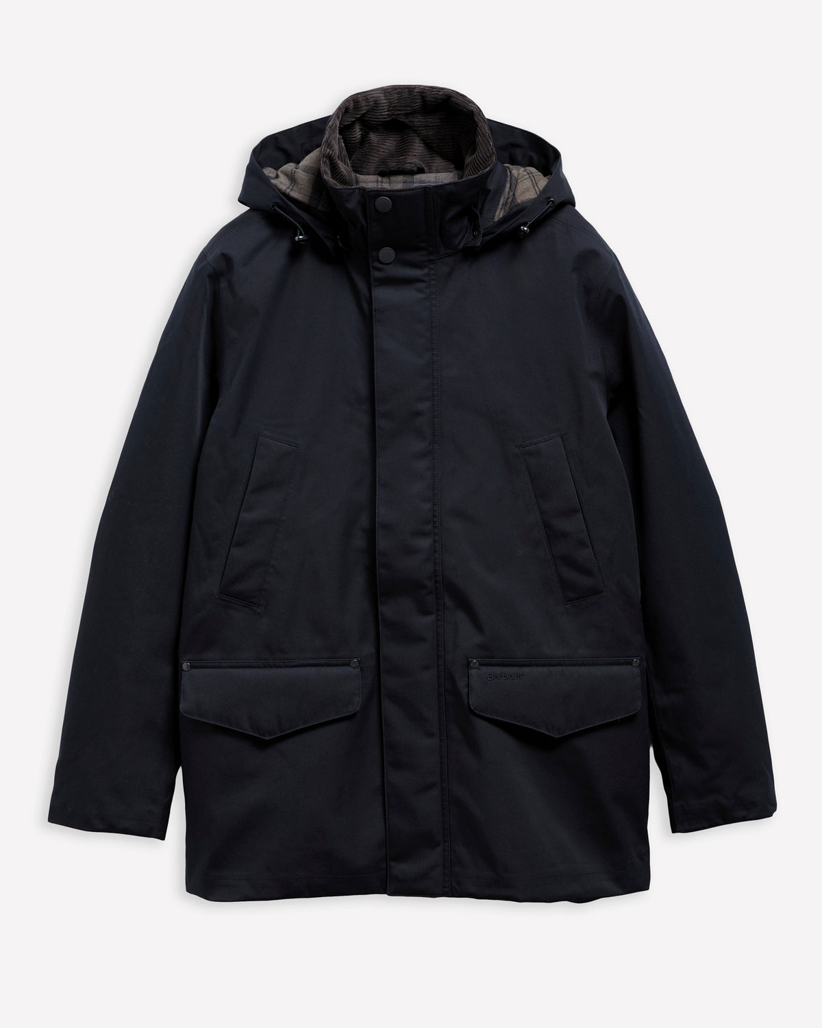 Barbour Bedale Winter Mens Waterproof Mac - Dark Navy