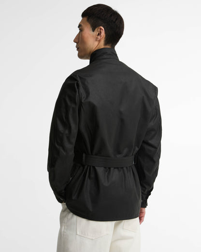 Barbour International Mens Original Wax Jacket - Black/Black | CHO | Designer Mens Wax Jackets