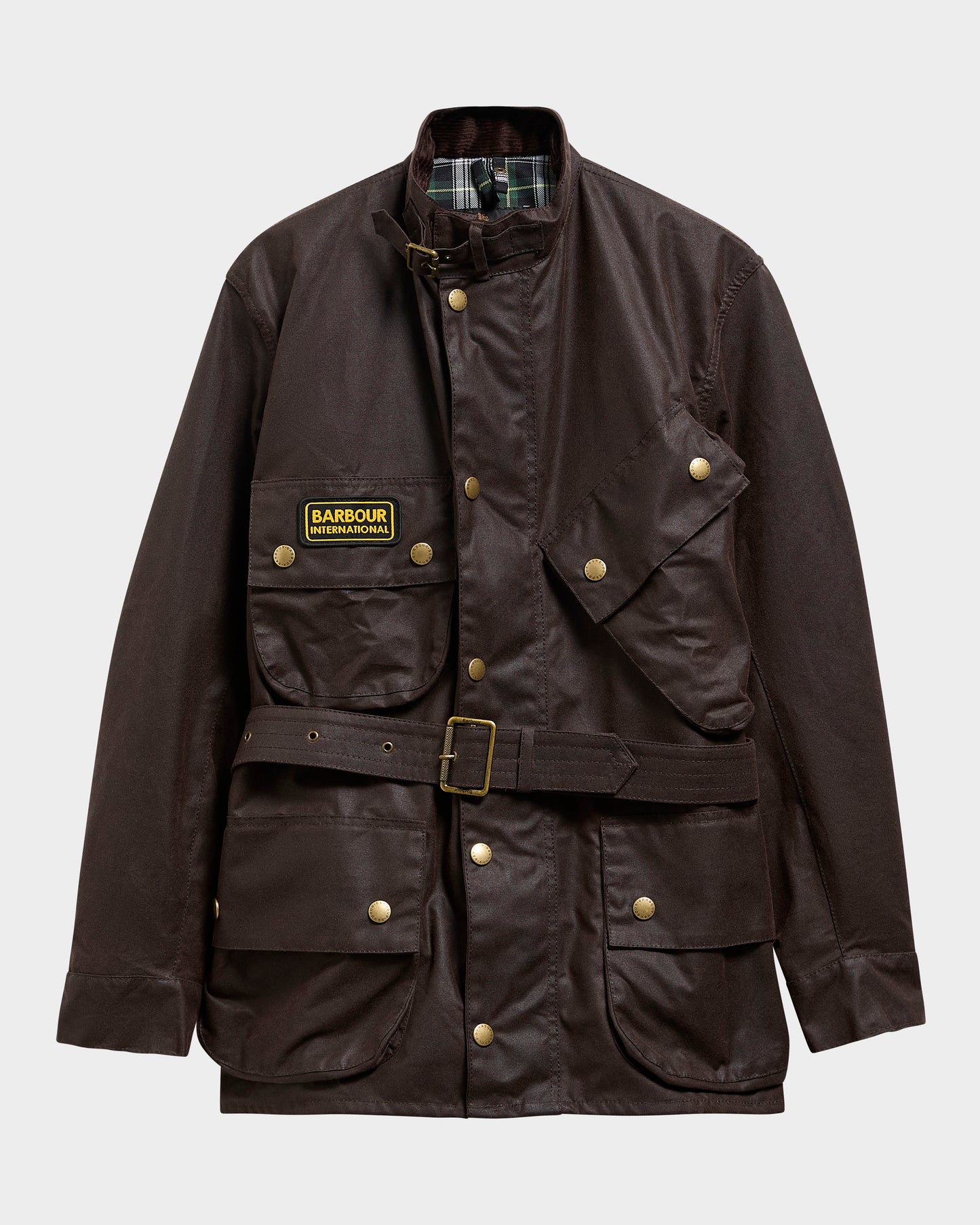 Barbour International Mens Original Wax Jacket - Black Oak | CHO | Designer Mens Wax Jackets