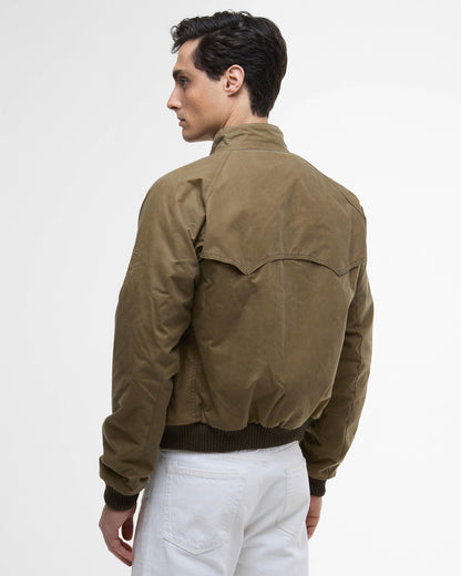 Barbour International Merchant Mens Wax Jacket - Sand