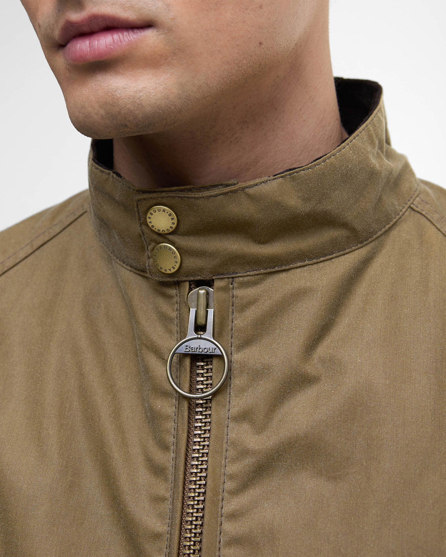 Barbour International Merchant Mens Wax Jacket - Sand
