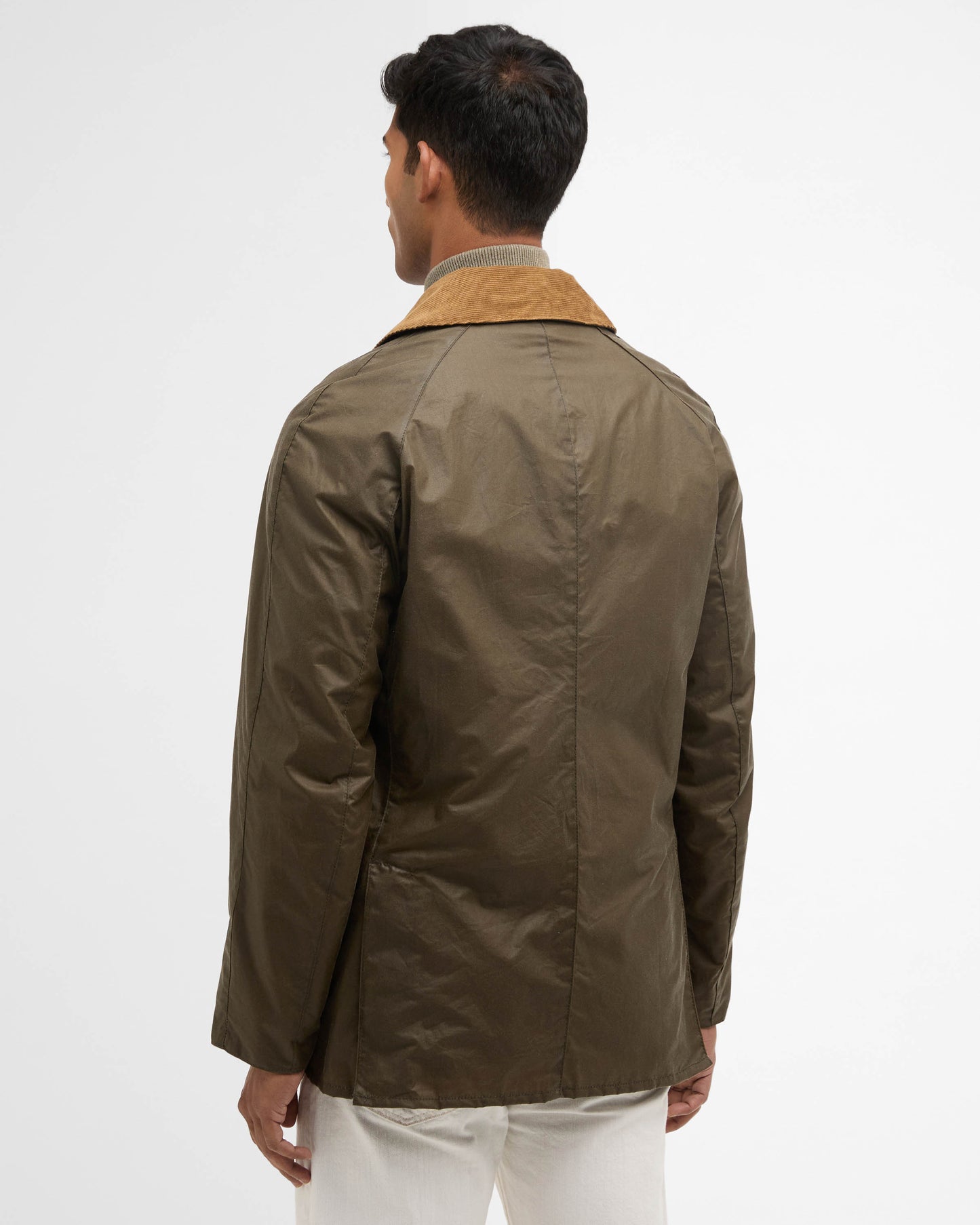 Barbour Lightweight Ashby Mens Jacket - Olive | CHO | Designer Mens Wax Jackets