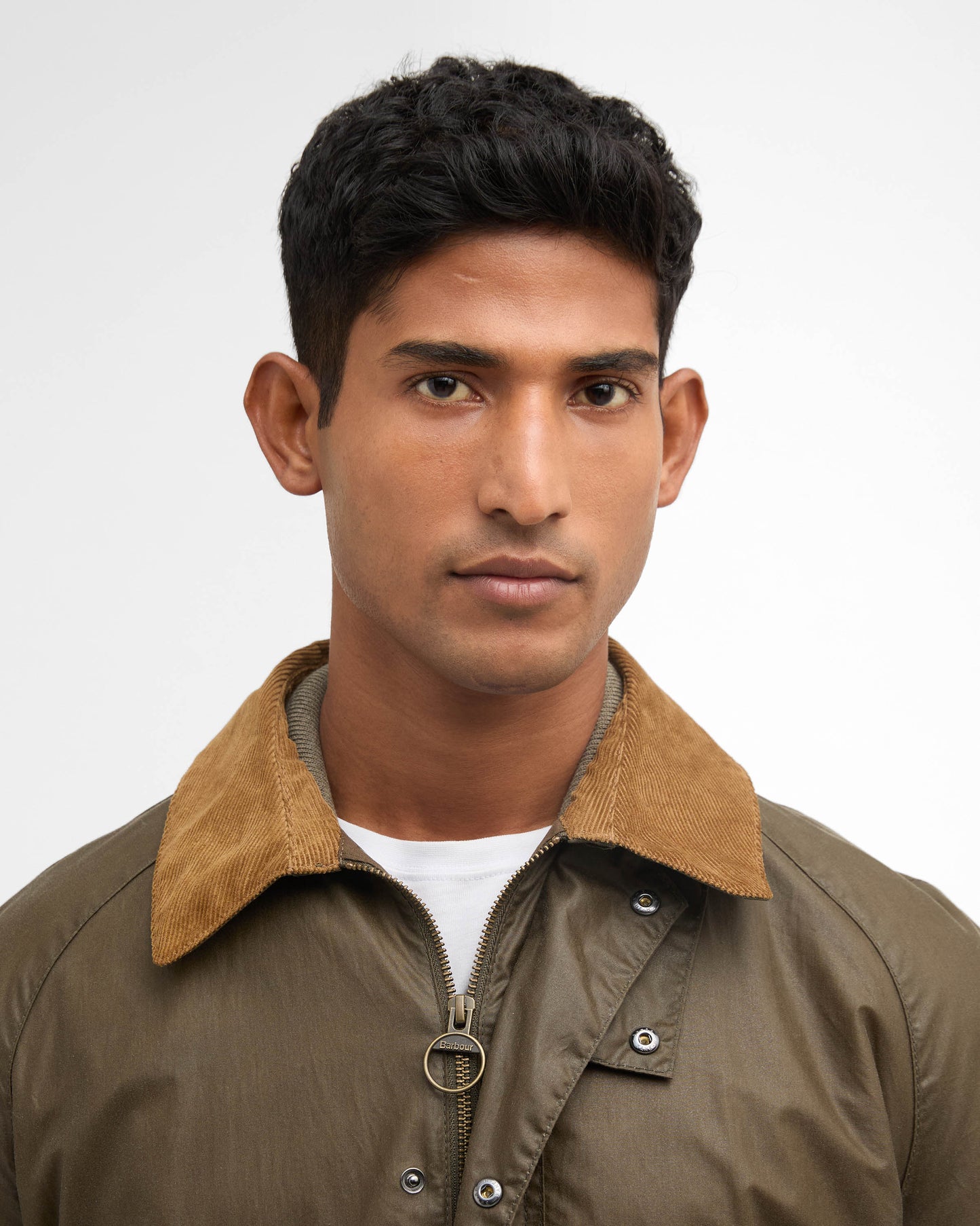 Barbour Lightweight Ashby Mens Jacket - Olive | CHO | Designer Mens Wax Jackets