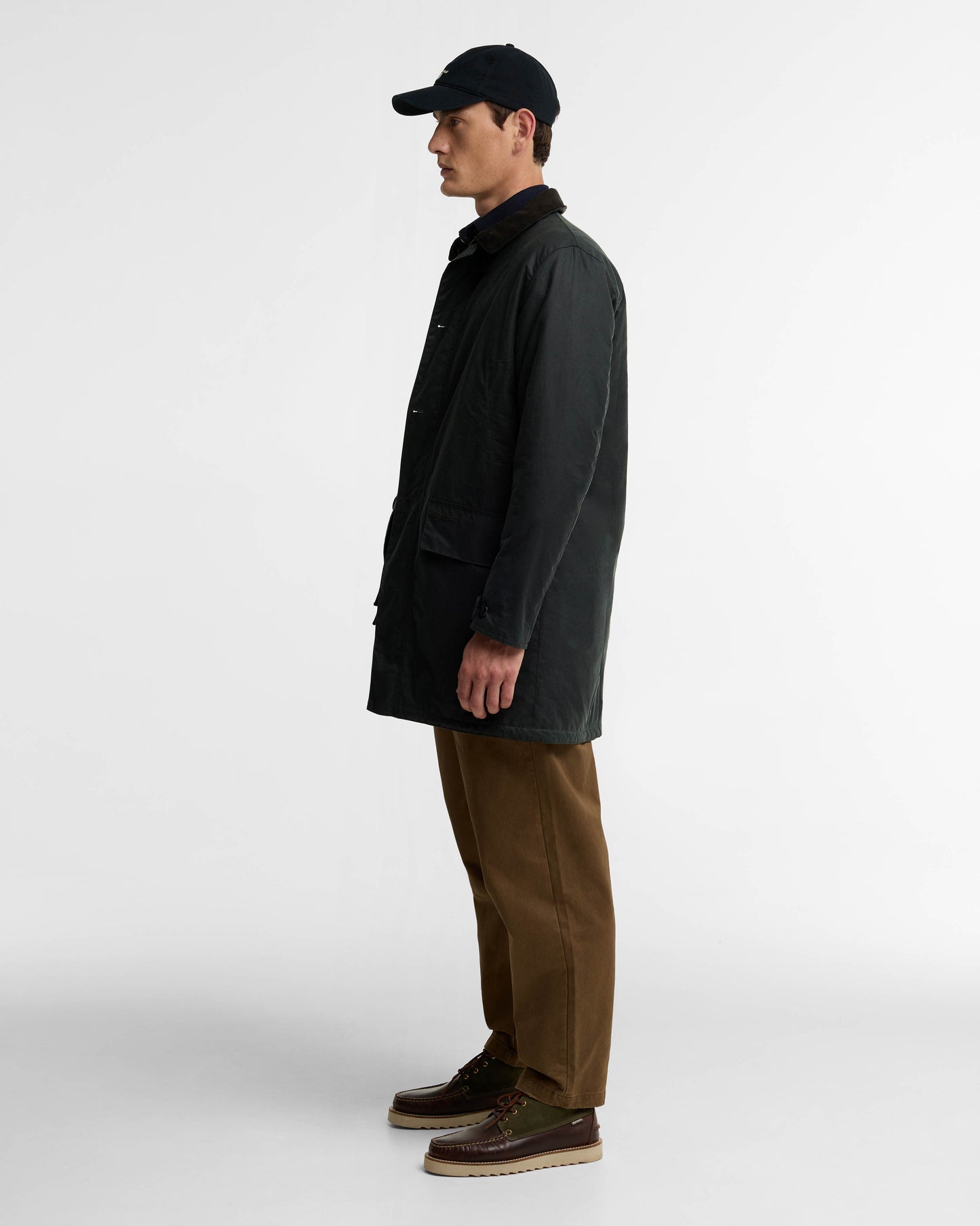 Barbour Wax Mens Mac - Sage/Shadow Classic