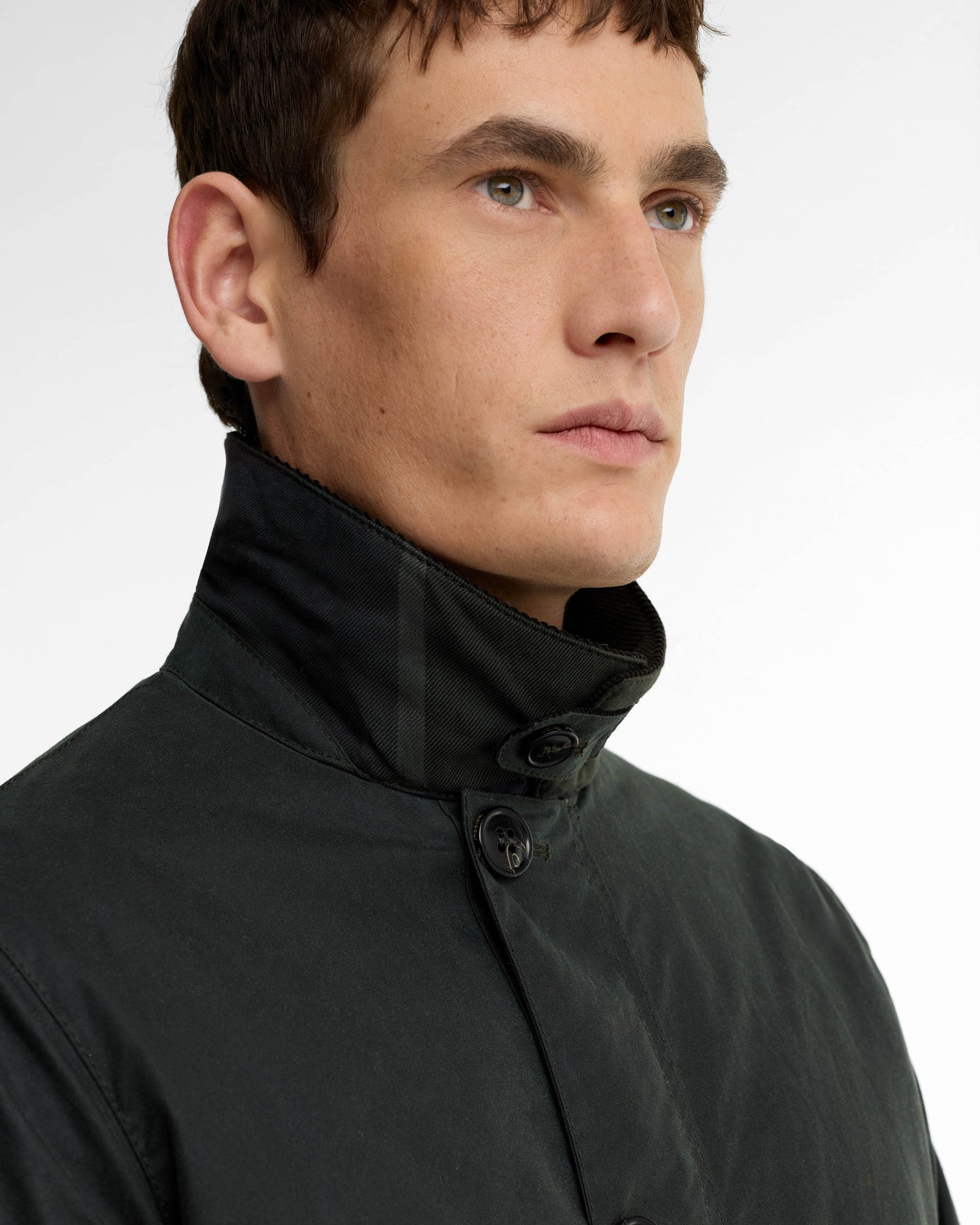 Barbour Wax Mens Mac - Sage/Shadow Classic