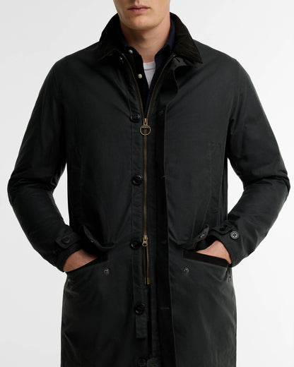 Barbour Wax Mens Mac - Sage/Shadow Classic