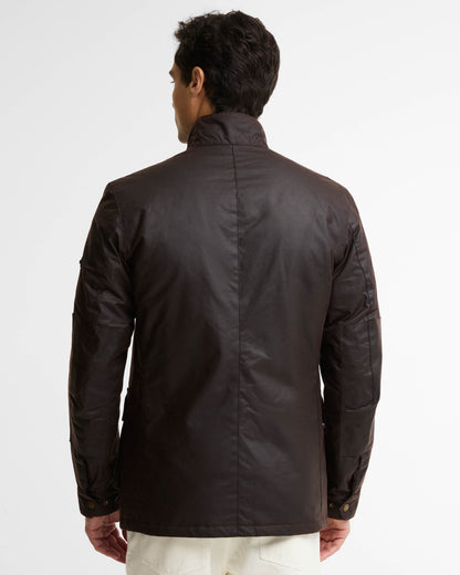 Barbour International Tourer Duke Mens Wax Jacket - Black Oak