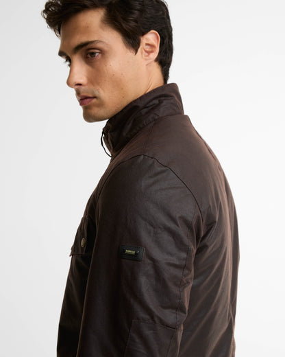 Barbour International Tourer Duke Mens Wax Jacket - Black Oak