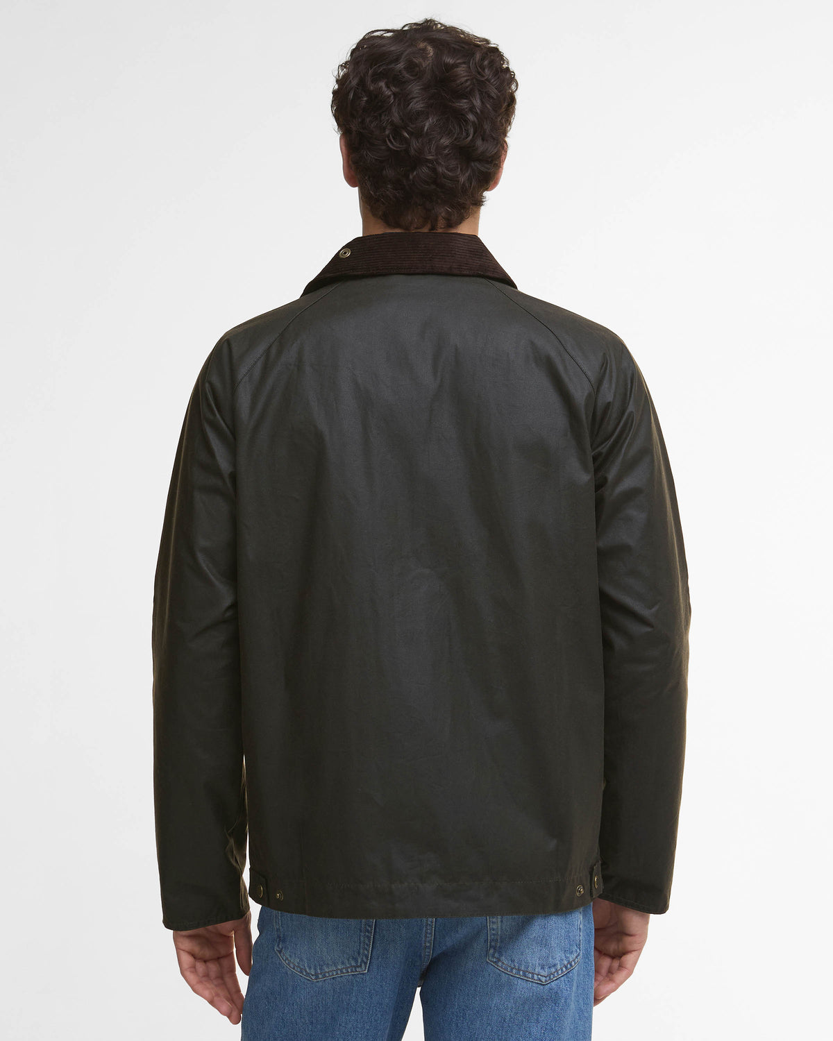Barbour Short Bedale Mens Wax Jacket - Olive | CHO | Designer Mens Coats & Jackets